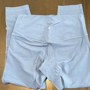 Lululemon blue Align Ribbed Leggings